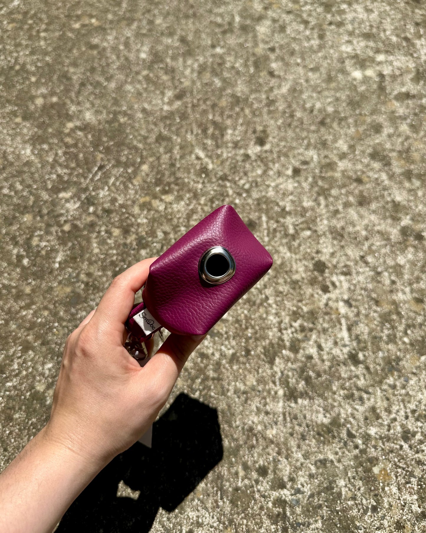 Porte sac à déjection FUCHSIA