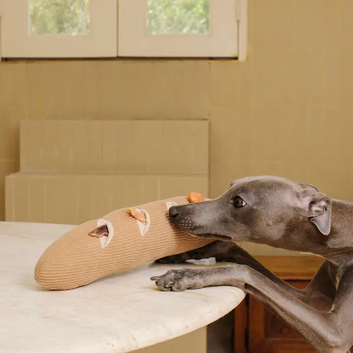 Peluche de fouille Baguette de pain