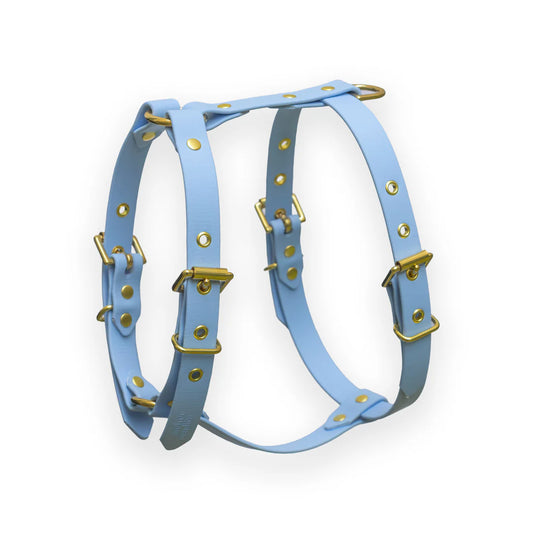 Harnais en biothane® BLEU POLAIRE