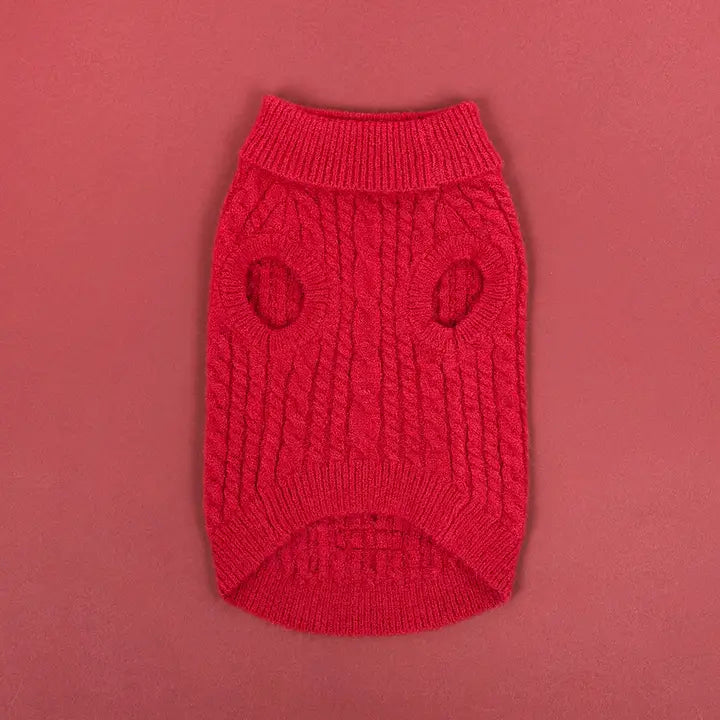 Pull en maille torsadée - VIN CHAUD