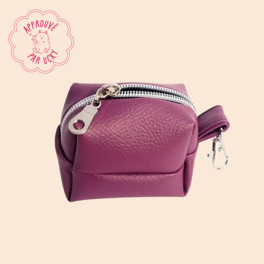 Porte sac à déjection FUCHSIA
