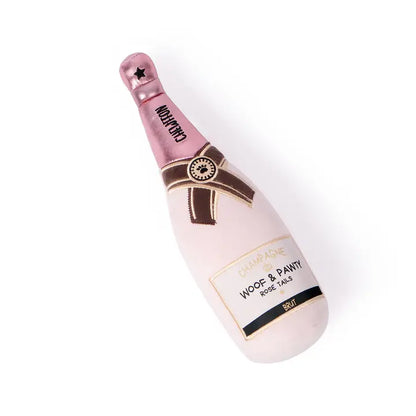 Peluche Bouteille de champagne ROSE