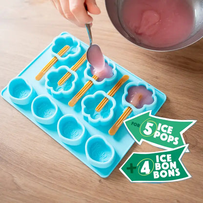 Moule pour glace maison BLEU
