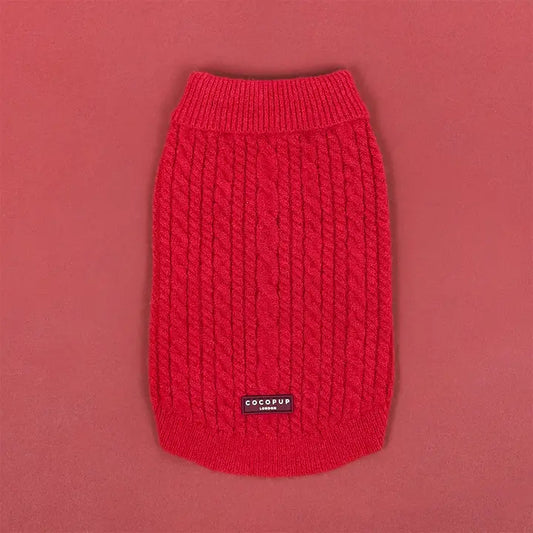 Pull en maille torsadée - VIN CHAUD