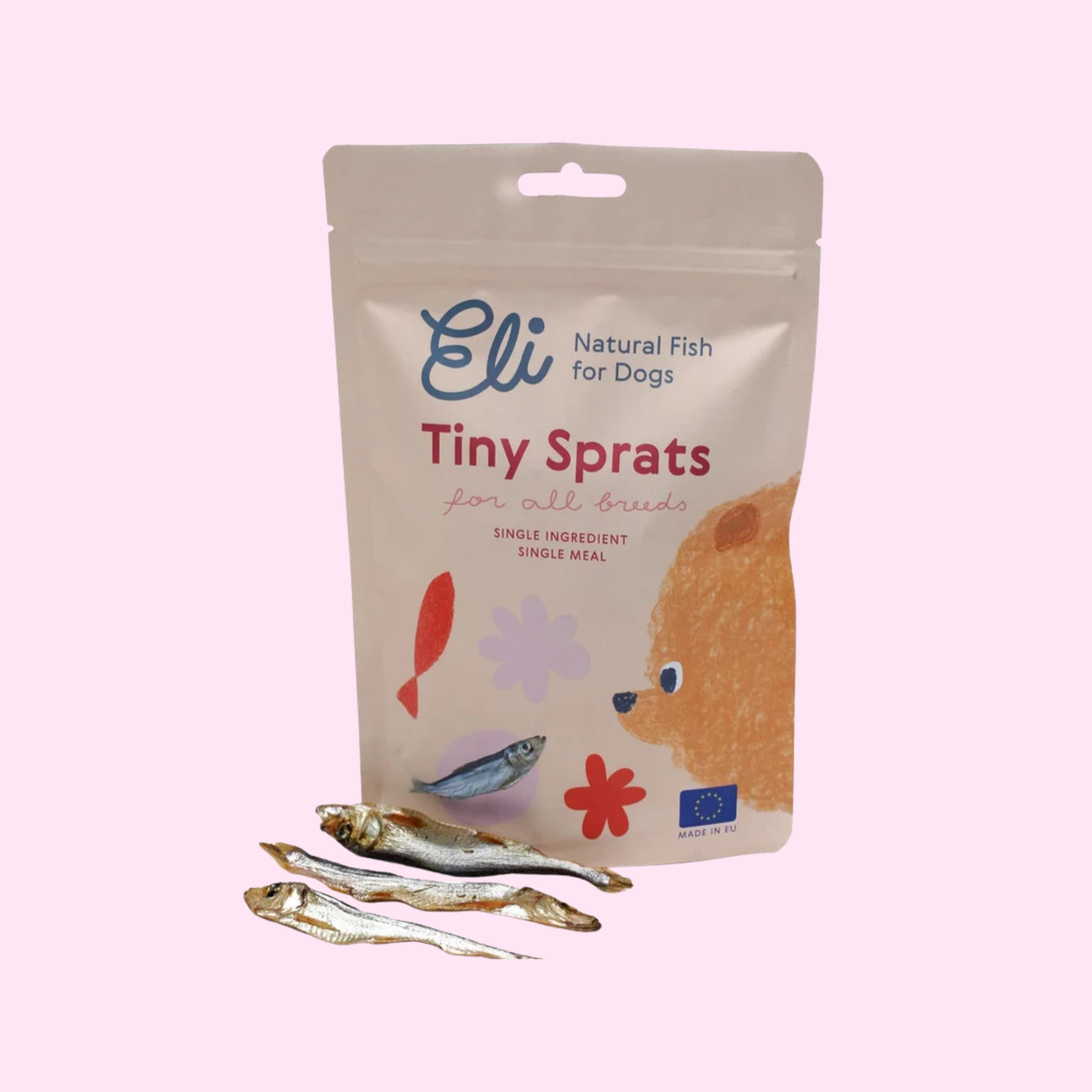 Sprats séchés de la Baltique