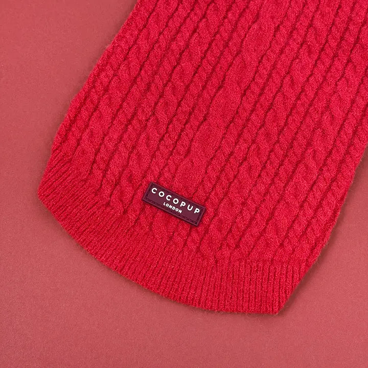 Pull en maille torsadée - VIN CHAUD