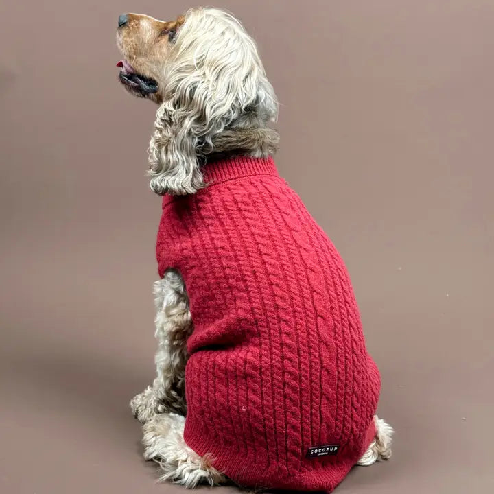 Pull en maille torsadée - VIN CHAUD