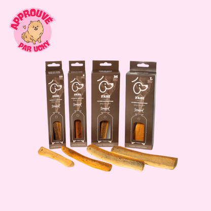 FABI - Bois de cerf biseau fumé saveur jambon