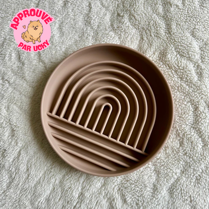 Gamelle anti-glouton BEIGE