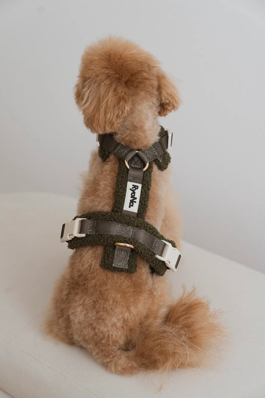 Harnais bouclé VERT OLIVE