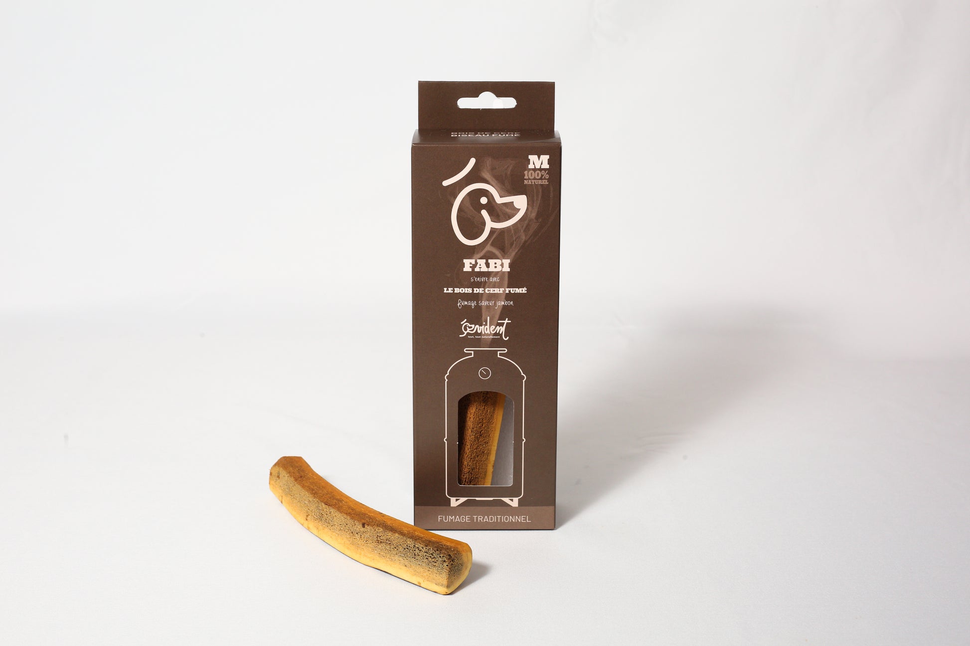 FABI - Bois de cerf biseau fumé saveur jambon