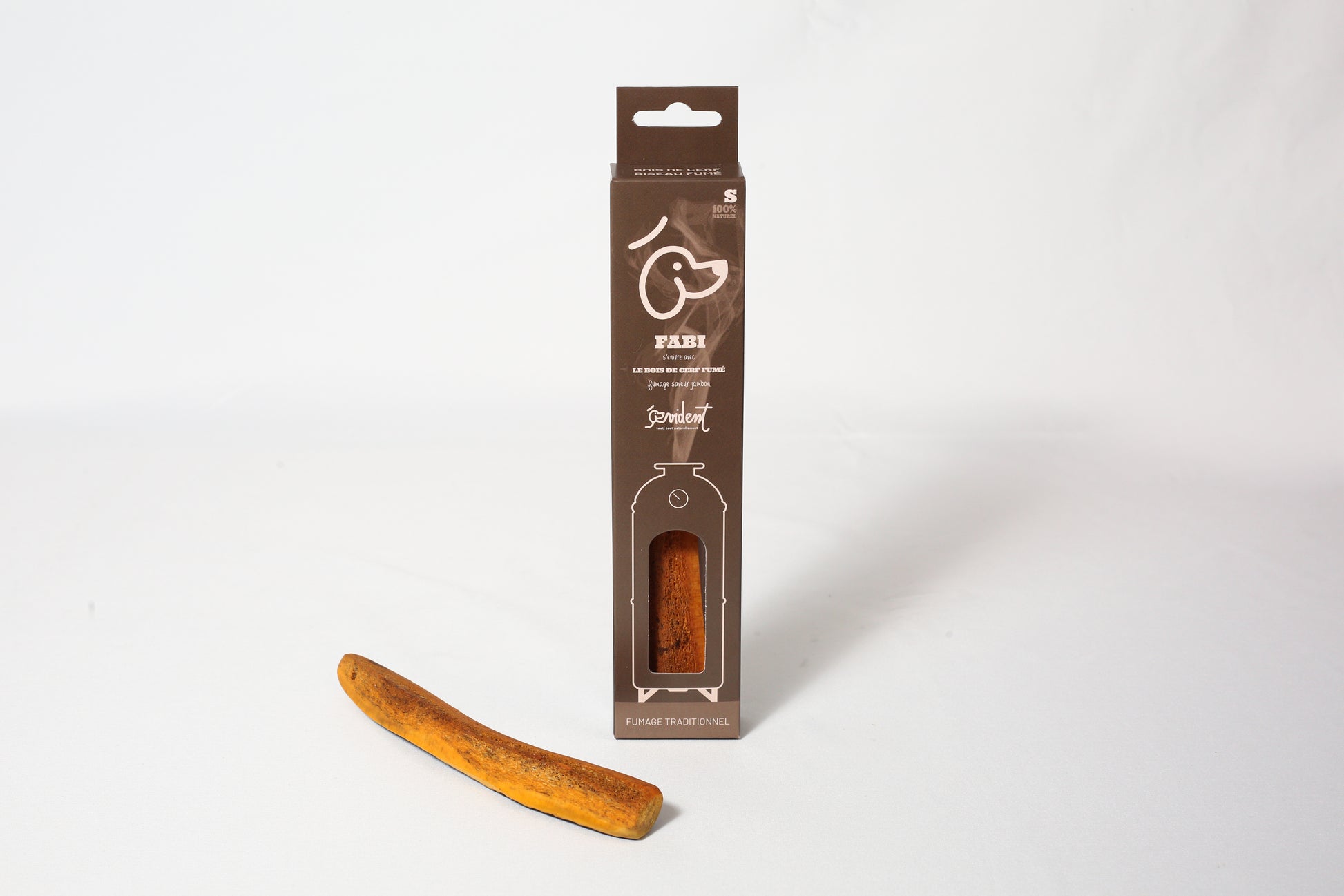 FABI - Bois de cerf biseau fumé saveur jambon
