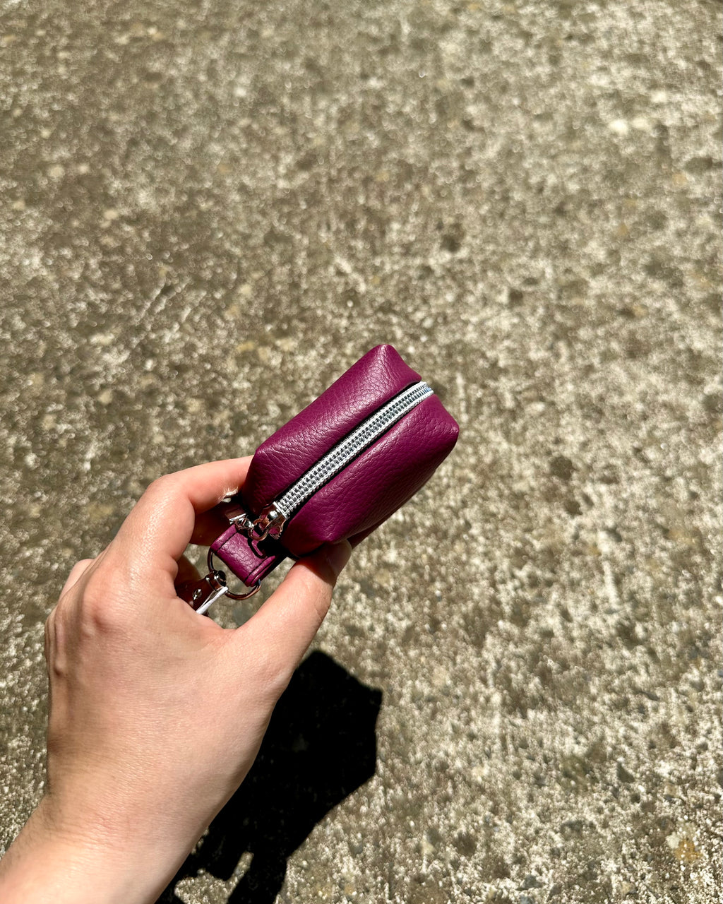 Porte sac à déjection FUCHSIA