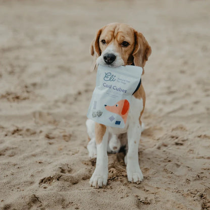 Cubes de peau de morue séchée