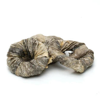 Anneaux de peau de morue séchée