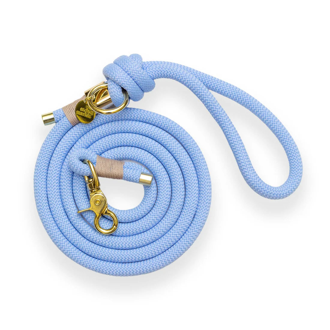Laisse en corde BLEU POLAIRE