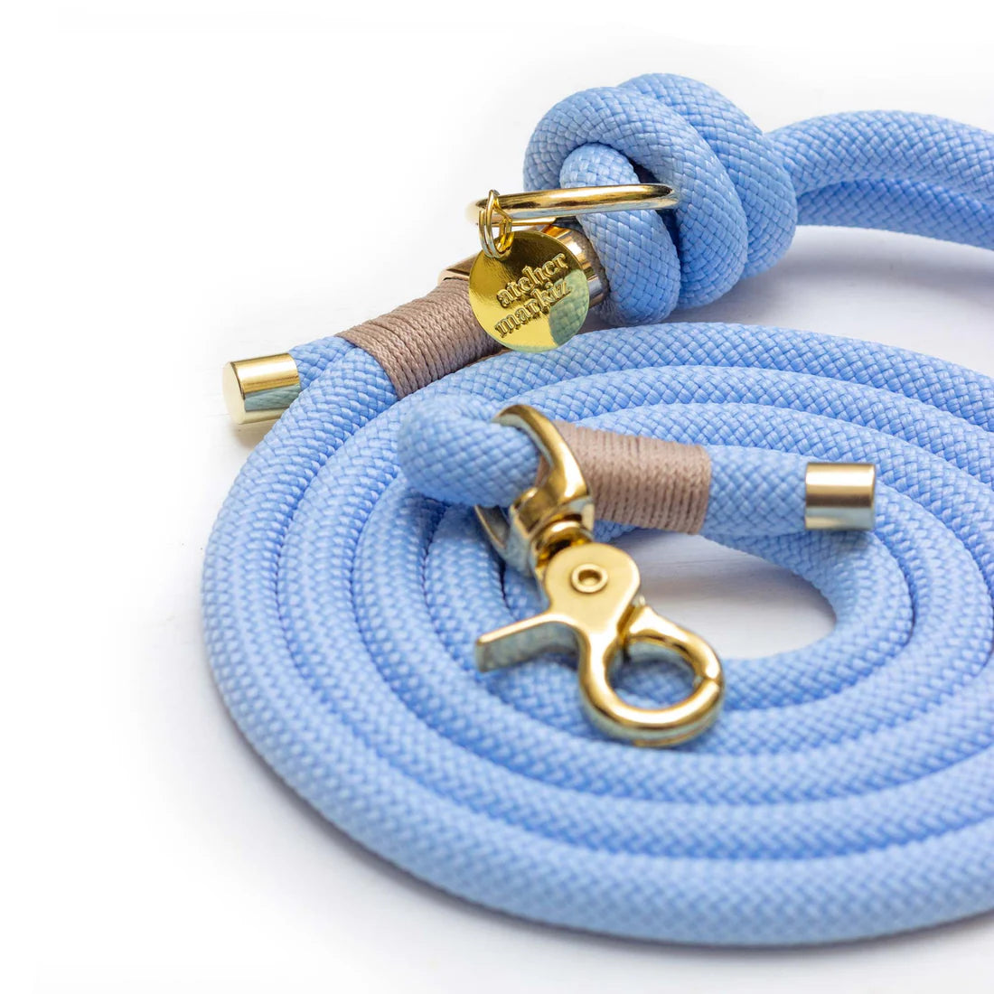 Laisse en corde BLEU POLAIRE
